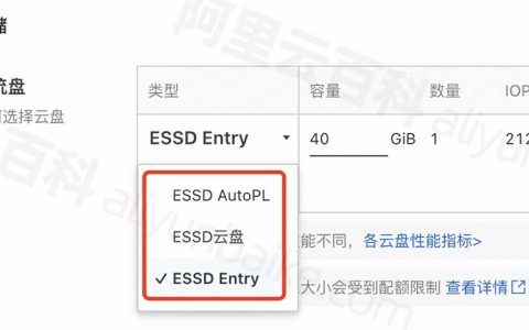 云盘ESSD Entry、ESSD AutoPL和ESSD云盘区别、性能和价格整理