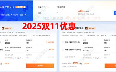 2025年阿里云服务器双十一有哪些优惠？价格便宜吗？