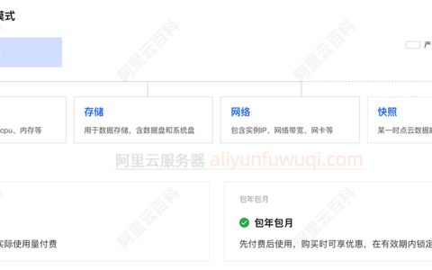 阿里云服务器ECS计费看不懂？一张图看懂详细计费项目