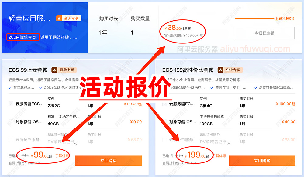 阿里云服务器活动优惠价格2026年最新